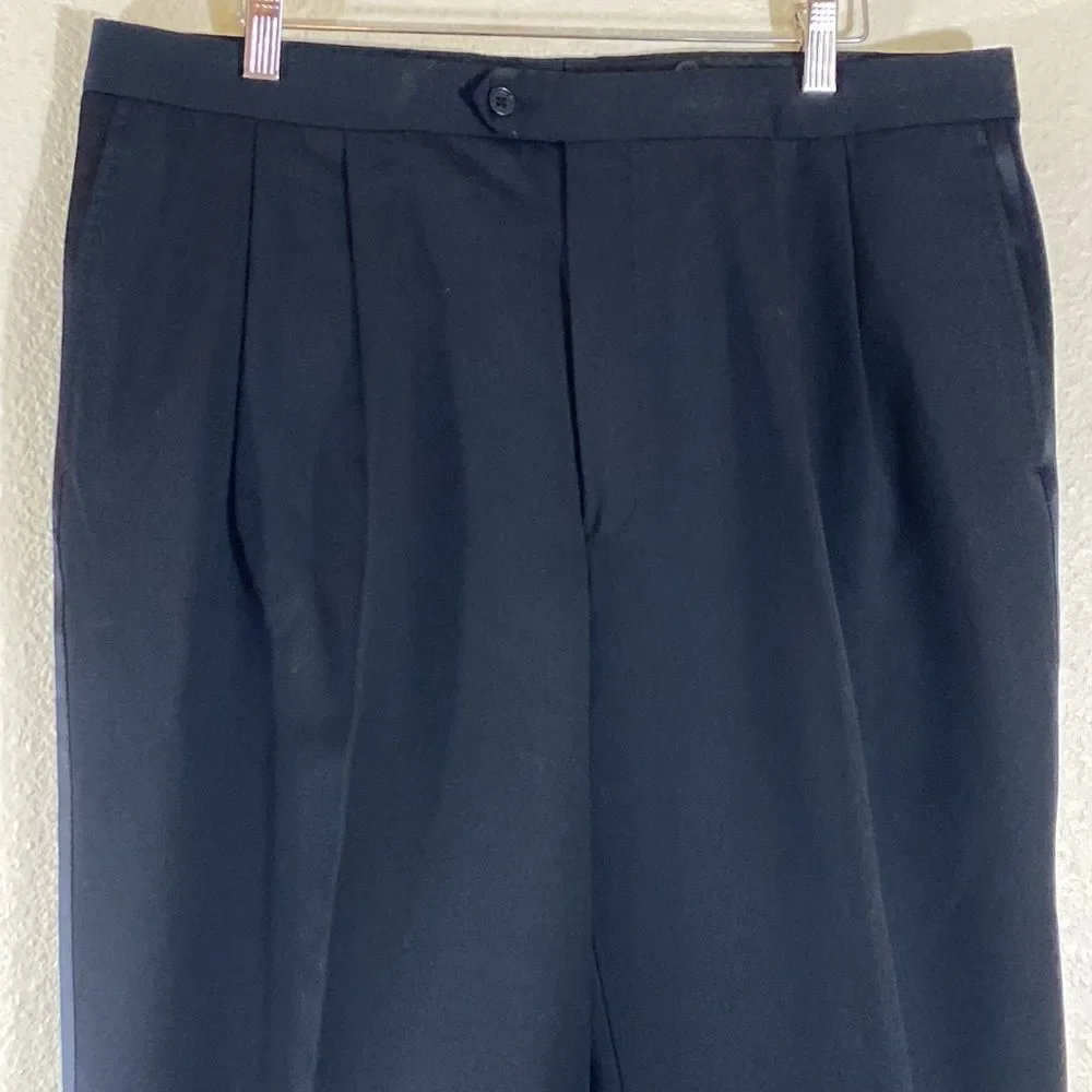 Men Pans Suit Dress Black Size 36